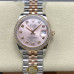 Super Clone Women's Rolex M278381RBR-0024 Datejust 31 Rose Gold Dial with Diamonds Two-Tone Rose Gold Lady-Datejust Watch RLDJ27