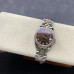 Super Clone Women's Rolex M278381RBR-0028 Datejust 31 Brown Dial with Diamonds Two-Tone Rose Gold Lady-Datejust Watch RLDJ29