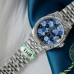 Super Clone Women's Rolex M278274-0036 Datejust 31 Blue Flowers Dial Lady-Datejust Watch RLDJ35