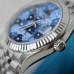 Super Clone Women's Rolex M278274-0036 Datejust 31 Blue Flowers Dial Lady-Datejust Watch RLDJ35