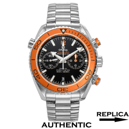 Super Clone Omega Seamaster Planet Ocean 600M 232.30.46.51.01.002 Black Dial 45.5 MM Chronograph Watch OM043