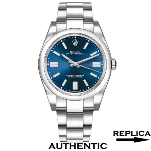 Super Clone Rolex Oyster Perpetual M124300-0003 Blue Dial Swiss Automatic 41mm Men's Watch ROP003