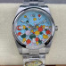 Super Clone Rolex Oyster Perpetual M124300-0008 Turquoise Blue Celebration Motif Dial 41mm Swiss Made Watch ROP006