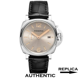 Super Clone Panerai Luminor Due PAM01249 42MM Silver Dial Black Straps PA006