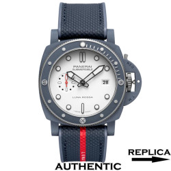 Super Clone Panerai Submersible PAM01543 QuarantaQuattro Luna Rossa 44mm Black Case PA017