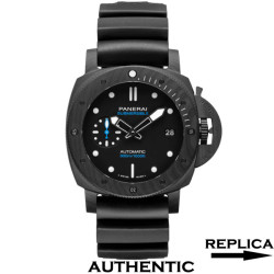 Super Clone Panerai Submersible Carbotech PAM02231 42mm Black Case Black Dial PA022