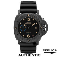 Super Clone Panerai Submersible Carbotech PAM00616 Black Dial 47mm PA025