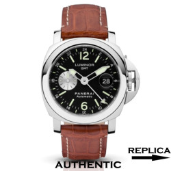 Super Clone Panerai Luminor GMT Automatic Acciaio PAM00088 Black Dial 44mm PA031