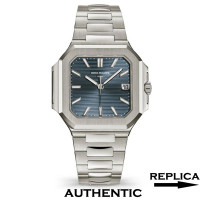 Top Clone Patek Philippe Cubitus 7128-1G-001 Swiss Movement Watch Blue Dial 40MM PP001