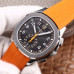 Top Clone Patek Philippe Aquanaut 5968A-001 Swiss Made Watch Black Dial Rubber Straps 42.2MM PP008