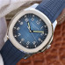 Top Clone Patek Philippe Aquanaut 5168G-001 Swiss Made Watch Blue Embossed Dial 42.2MM PP009