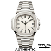 Best Clone Patek Philippe Nautilus 5711/1A-011 Swiss Made Watch White Dial 40MM PP012