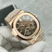 Best Clone Patek Philippe Nautilus Moon Phase 5712/1R-001 Rose Gold Brown Dial 40MM PP016
