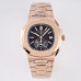 Best Clone Patek Philippe Nautilus 5980/1R-001 Black Dial Rose Gold Case 40.5MM PP021