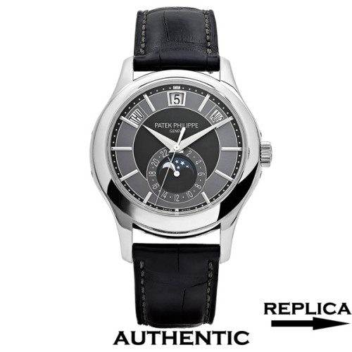 Best Clone Patek Philippe Annual Calendar Complications 5205G-010 Grey Dial 40MM PP031