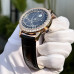 1:1 Clone Patek Philippe Celestial 6104R-001 Black Dial 44MM Rose Gold with Diamonds PP032