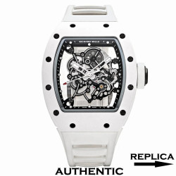 Best Clone Richard Mille RM055 Bubba Watson White Ceramic Case RM009