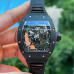 Best Clone Richard Mille RM055 Bubba Watson Black Ceramic Case RM011