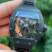Best Clone Richard Mille RM055 Bubba Watson Black Ceramic Case RM011