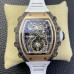 Super Clone Richard Mille RM21-01 Tourbillon Aerodyne Carbon Rose Gold Case Skeletonized Dial RM020