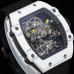 Super Clone Richard Mille RM27-02 White Carbon Case Tourbillon Skeletonized Dial RM025
