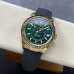 Super Clone Rolex Sky-Dweller m336238-0004 Yellow Gold Green Dial Rubber Straps 42mm RSK001