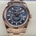 Super Clone Rolex Sky-Dweller m326935-0007 Rose Gold Case 42mm Slate Dial Men‘s Watch RSK007