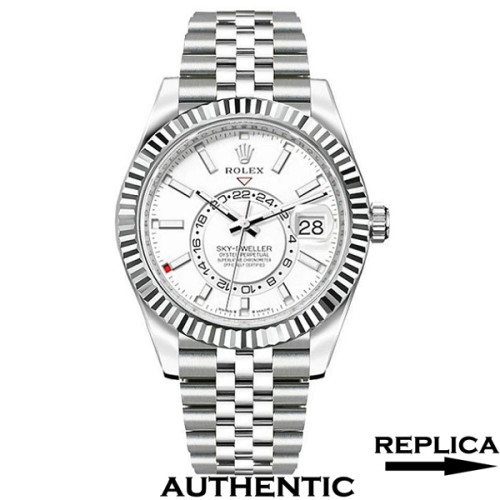 Super Clone Rolex Sky-Dweller m336934-0004 White Dial Stainless Steel 42mm Men‘s Watch RSK014