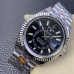 Super Clone Rolex Sky-Dweller m326934-0006 Black Dial 42mm Stainless Steel Men‘s Watch RSK015