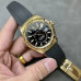 Super Clone Rolex Sky-Dweller m336238-0002 Yellow Gold Black Dial Rubber Straps 42mm Men’s Watch RSK019