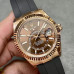 Super Clone Rolex Sky-Dweller m336235-0002 Chocolate Dial 42mm Everose Gold Men's Watch RSK024