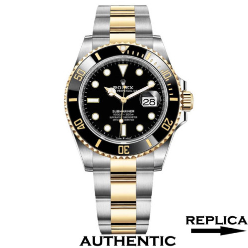 Super Clone Rolex Submariner M126613LN-0002 Two-Tone 41mm Men's Watch RSB001