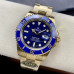 Super Clone Rolex Submariner M126618LB-0002 18k Yellow Gold 41mm Blue Dial Men's Watch RSB004