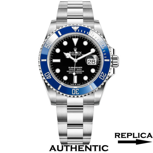 Super Clone Rolex Submariner M126619LB-0003 Black Dial 41mm Men's Watch RSB007