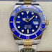 Super Clone Rolex Submariner M126613LB-0002 18k Yellow Gold Two-Tone 41mm Blue Dial Men's Watch RSB008
