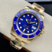 Super Clone Rolex Submariner M116618LB-0003 18k Yellow Gold Blue Dial 40mm Men's Watch RSB009