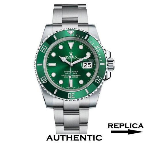 Super Clone Rolex Submariner M116610LV-0002 Green Ceramic Hulk 40mm Men's Watch RSB013