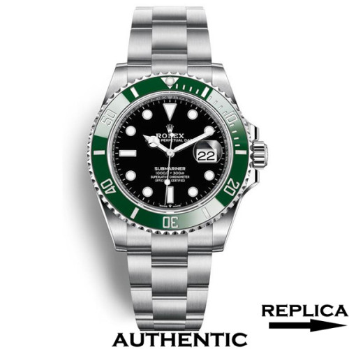Super Clone Rolex Submariner M126610LV-0002 Black Dial Green Ceramic Bezel 41mm Men's Watch RSB016