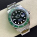 Super Clone Rolex Submariner M126610LV-0002 Black Dial Green Ceramic Bezel 41mm Men's Watch RSB016
