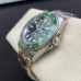 Super Clone Rolex Submariner M126610LV-0002 Black Dial Green Ceramic Bezel 41mm Men's Watch RSB016