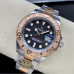 Super Clone Rolex Yacht-Master M126621-0002 Black Dial 40mm 18k Everose Gold & Steel Watch RYM009