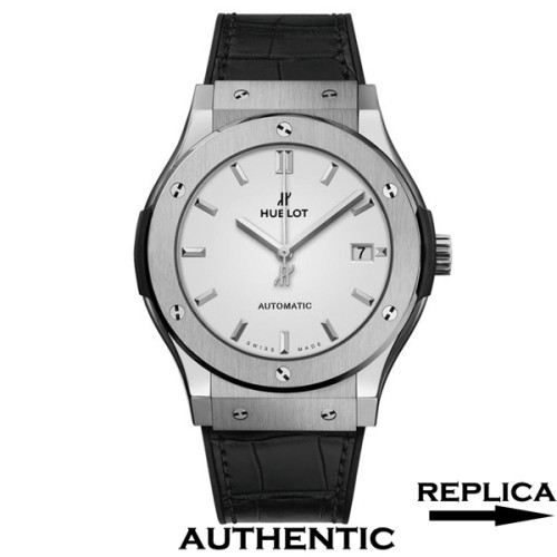 Top Clone Hublot Classic Fusion 511.NX.2611.LR 45MM White Dial Titanium HB001