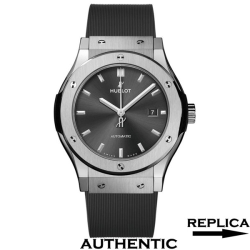 Top Clone Hublot Classic Fusion 542.NX.7071.RX 42MM Titanium Case Grey Dial HB007