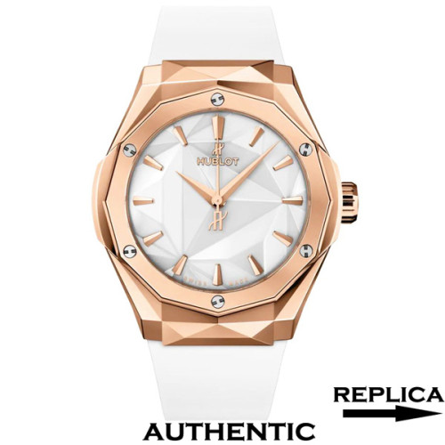 1:1 Clone Hublot Classic Fusion Orlinski 550.OS.2200.RW.ORL20 18k King Gold White Dial HB010
