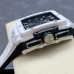 Super Clone Hublot Square Bang Unico Chronograph White Ceramic Man's Watch Skeleton Dial HB013