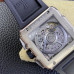 Super Clone Hublot Square Bang Unico Chronograph Titanium Man's Watch Skeleton Dial HB015