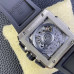 Super Clone Hublot Square Bang Unico Chronograph Titanium Ceramic Watch Skeleton Dial HB016