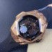 1:1 Clone Hublot Big Bang UNICO Sang Bleu II 18k King Gold 45MM Skeleton Dial HB020