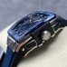 Super Clone Hublot Spirit of Big Bang Chronograph Titanium Case Blue Skeleton Dial HB028