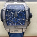 Super Clone Hublot Spirit of Big Bang Chronograph 42MM Titanium Case Blue Skeleton Dial HB031